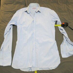 Thomas Pink Mens Dress Shirt 16.5, 36,  French Cuffs
